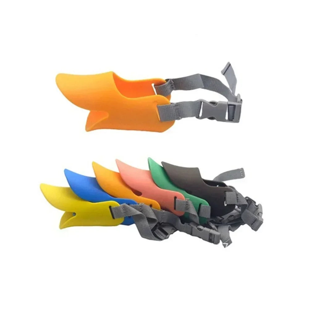 Dog Muzzle Silicone Duck Muzzle Mask Pet