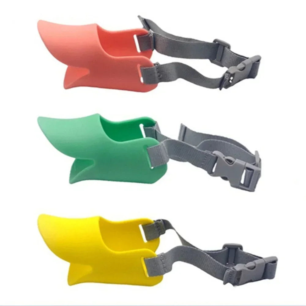 Dog Muzzle Silicone Duck Muzzle Mask Pet