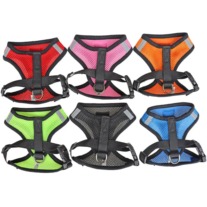 Cat Dog Harness with Lead Leash Adjustable
