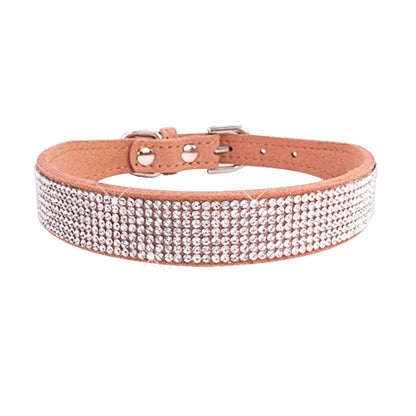 Dog Collar Crystal Glitter Rhinestone Pet