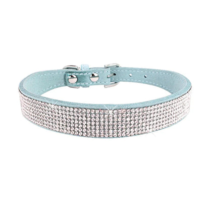 Dog Collar Crystal Glitter Rhinestone Pet