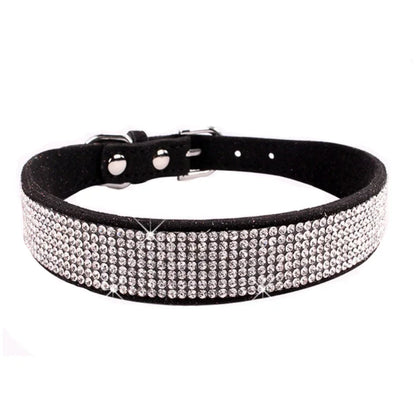 Dog Collar Crystal Glitter Rhinestone Pet
