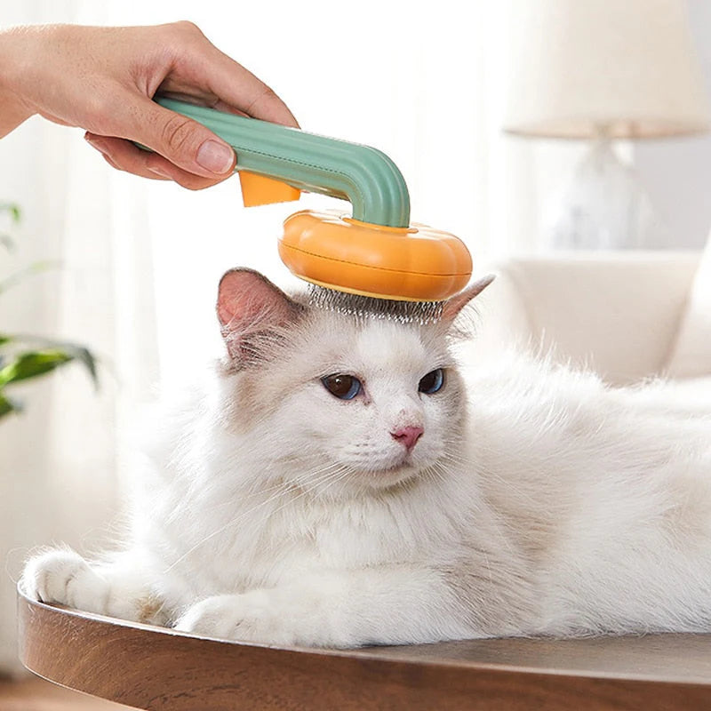 Self-cleaning Pet Hair Remove Comb Cat